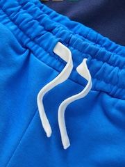 Little Bird by Jools Oliver Blue Rainbow Sports League Sweatshirt and Shorts Set - Image 4 of 8