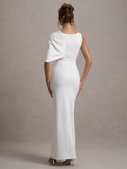 Club L London Jamela One-Sleeve Maxi Bridal Dress - Image 2 of 6