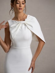 Club L London Jamela One-Sleeve Maxi Bridal Dress - Image 4 of 6