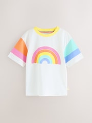 Little Bird by Jools Oliver White Oversized Short Sleeve T-Shirt - Image 1 of 5