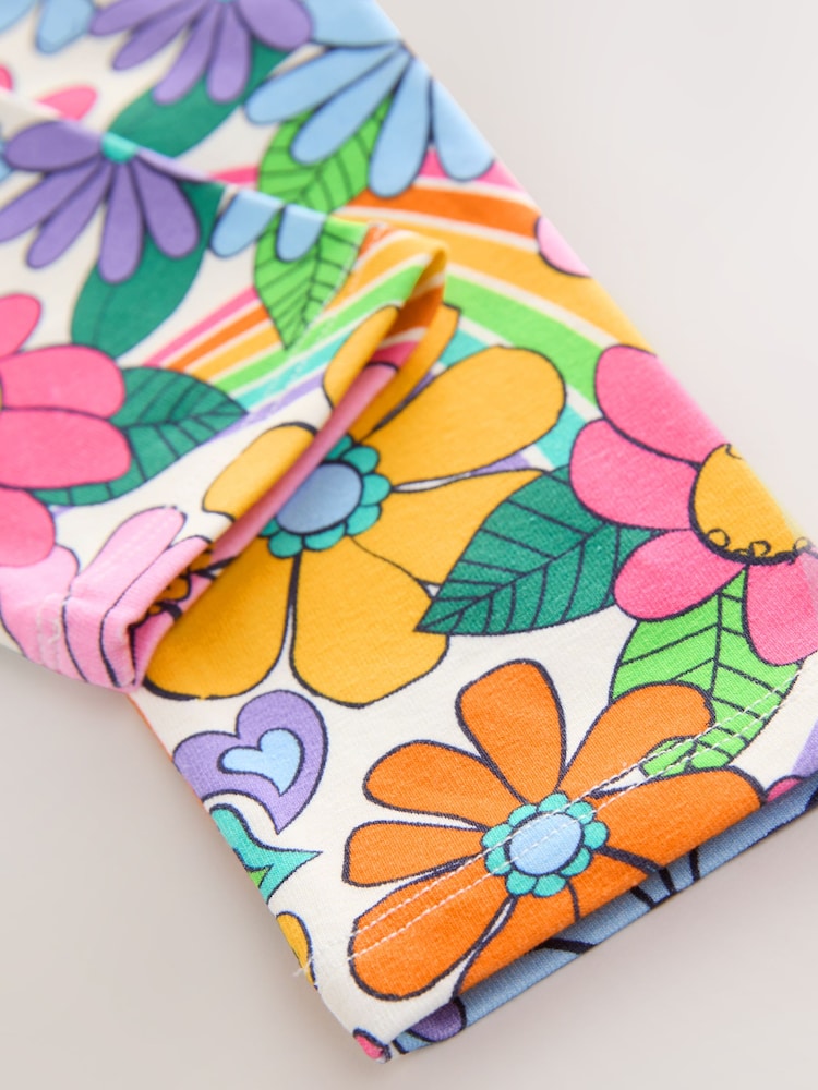 Little Bird by Jools Oliver Pink/White Rainbow T-Shirt and Leggings Set - Image 11 of 11 Little Bird by Jools Oliver Pink/White Rainbow T-Shirt and Leggings Set - Image 11 of 11
