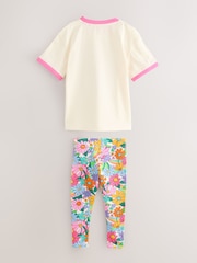 Little Bird by Jools Oliver Rainbow T-Shirt and Leggings Set - صورة 2 من 5