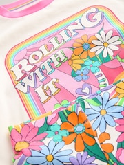 Little Bird by Jools Oliver Rainbow T-Shirt and Leggings Set - صورة 4 من 5