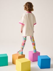 Pink & Weiß - Little Bird by Jools Oliver Rainbow T-Shirt and Leggings Set - Bild 6 von 6