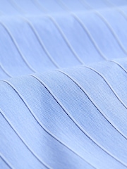 Blue Stripe Muscle Fit Motionflex Textured Shirt - Image 8 of 8
