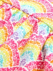 Little Bird by Jools Oliver Multi Ditsy Heart Sweat Skater Dress - Image 8 of 9