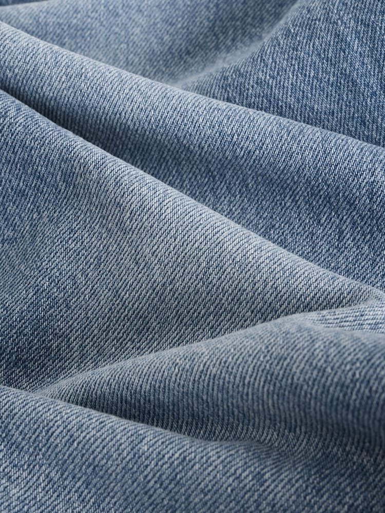 White/Blue Wide Leg 100% Cotton Jeans 2 Pack - Image 11 of 11