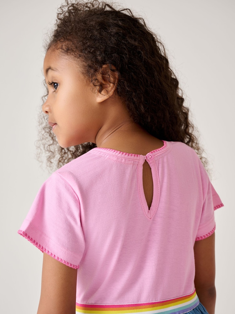 Little Bird by Jools Oliver Pink Chambray Mockable Dress - Image 5 of 5 Little Bird by Jools Oliver Pink Chambray Mockable Dress - Image 5 of 5