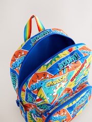 Little Bird by Jools Oliver Multi Back To School Rainbow Comic Backpack - Image 3 of 5