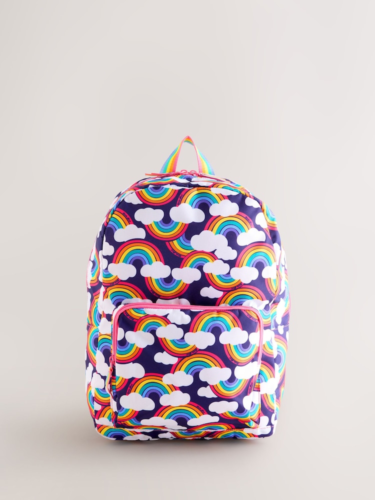 Little Bird by Jools Oliver Multi Back To School Rainbow Cloud Backpack - Image 1 of 5