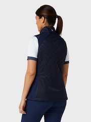 Callaway Apparel Blue Chev Primaloft Vest - Image 2 of 4