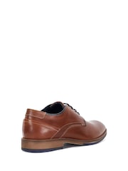 Dune London Brown Bridon Piped Gibson Casual Shoes - Image 4 of 6