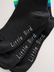 Little Bird by Jools Oliver Bright Rainbow Stripe Tube Socks 3 Pack - Image 6 of 6