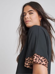 Simply Be Leopard Print Active T-Shirt - Imagen 4 de 4