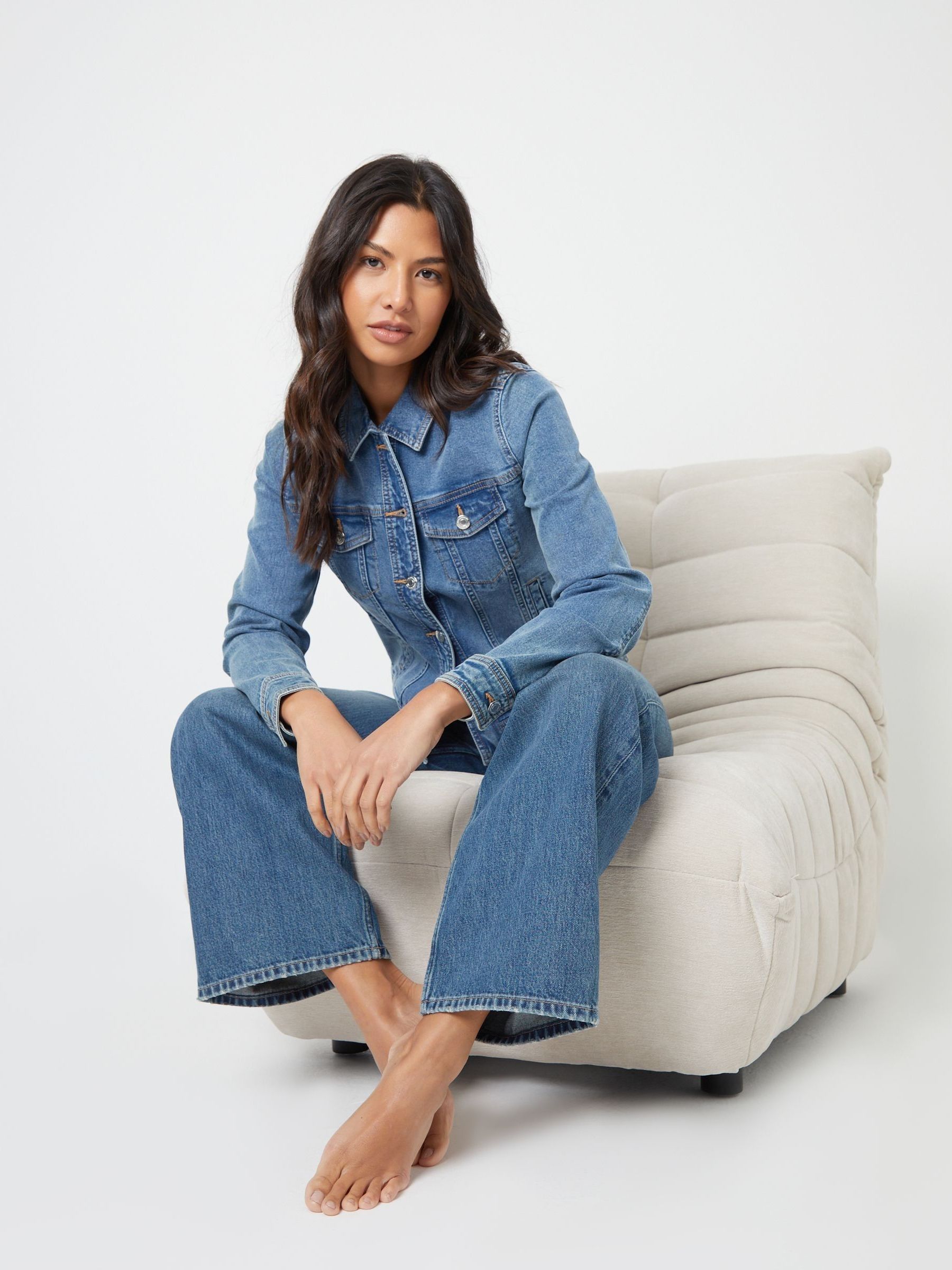 Buy Threadbare Blue Baggy Wide Leg Jeans 2 Pack from Next USA