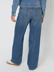 Threadbare Mid Blue Baggy Wide Leg Jeans - Image 2 of 5