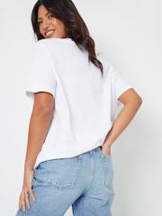 Threadbare Blue Wide Straight Leg Jeans - Image 4 of 5