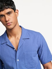Universal Works Blue Road Regular Fit Delos Shirt - Image 5 of 7