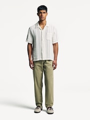 Universal Works Natural Road Regular Fit Reef Shirt - Image 4 of 7