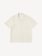 Universal Works Natural Road Regular Fit Reef Shirt - Image 6 of 7