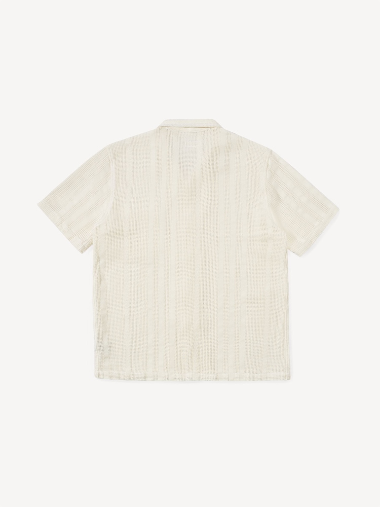 Universal Works Natural Road Regular Fit Reef Shirt - Image 7 of 7