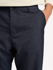 Universal Works Blue Military Chino Tropical Suiting Straight Leg Trousers - Image 6 of 8