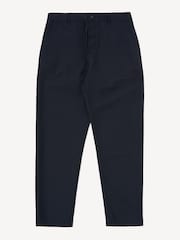 Universal Works Blue Military Chino Tropical Suiting Straight Leg Trousers - Image 7 of 8
