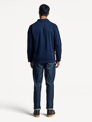 Universal Works Blue Coverall Herringbone Jacket - Image 2 of 6