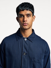 Universal Works Blue Coverall Herringbone Jacket - Image 4 of 6