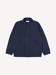 Universal Works Blue Coverall Herringbone Jacket - Image 5 of 6