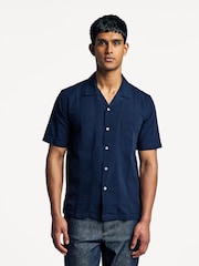 Universal Works Blue Sal Road Regualr Fit Maui Shirt - Image 1 of 6