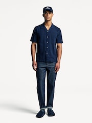 Universal Works Blue Sal Road Regualr Fit Maui Shirt - Image 3 of 6
