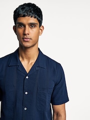 Universal Works Blue Sal Road Regualr Fit Maui Shirt - Image 4 of 6