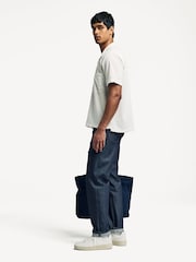 Universal Works Natural Camp Boxy Fit Ecru Gardenia Lycot Shirt - Image 3 of 7