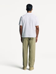 Universal Works Brown Military Chino Twill Straight Leg Trousers - Image 2 of 7
