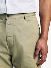 Universal Works Brown Military Chino Twill Straight Leg Trousers - Image 4 of 7