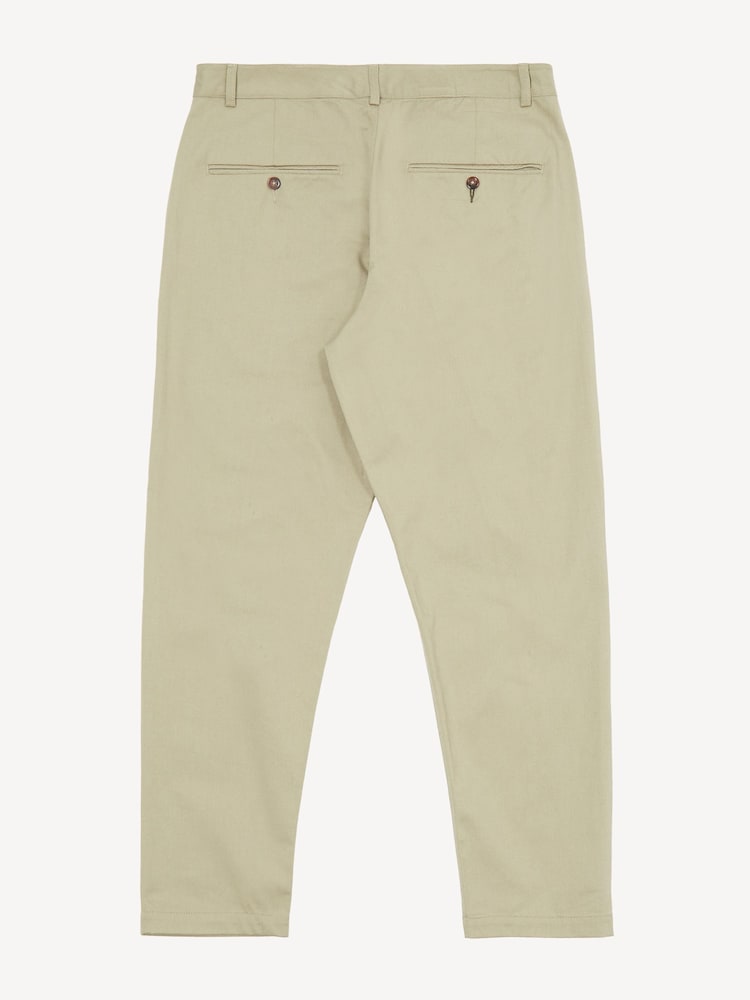 Universal Works Brown Military Chino Twill Straight Leg Trousers - Image 7 of 7