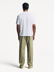 Universal Works White Sal Road Regular Fit Kos Self Stripe Shirt - Image 2 of 6