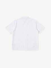 Universal Works White Sal Road Regular Fit Kos Self Stripe Shirt - Image 6 of 6