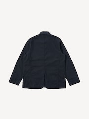Universal Works Blue Original Bakers Dark Navy Ospina Cotton Chore Jacket - Image 6 of 6