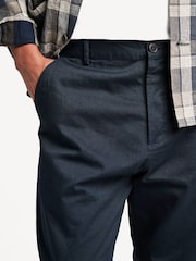 Universal Works Blue Military Twill Straight Leg Chino Trousers - Image 5 of 7