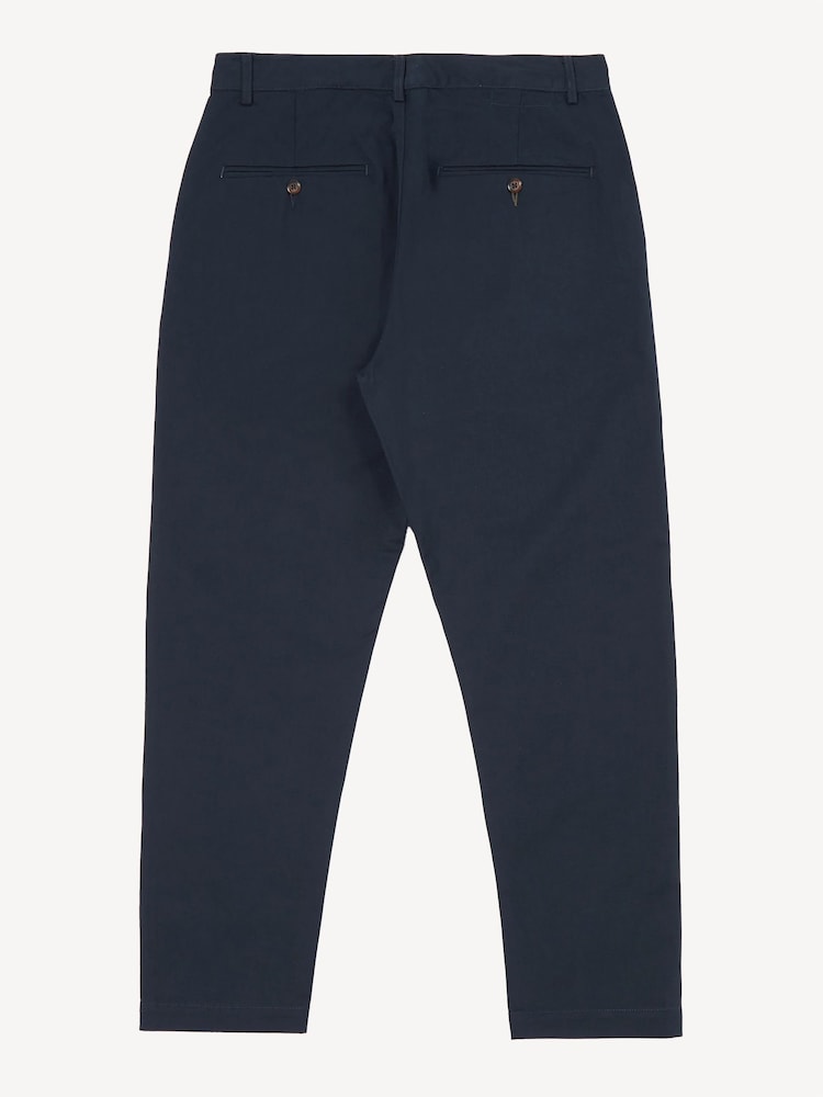 Universal Works Blue Military Twill Straight Leg Chino Trousers - Image 7 of 7