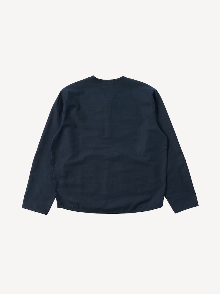 Universal Works Blue Zip Liner Slub Sateen Jacket - Image 6 of 6