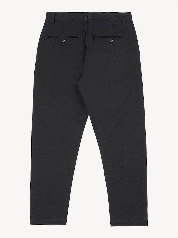 Universal Works Black Military Twill Straight Leg Chino Trousers - Image 8 of 8