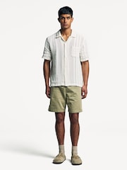Universal Works Brown Beach Twill Shorts - Image 1 of 7