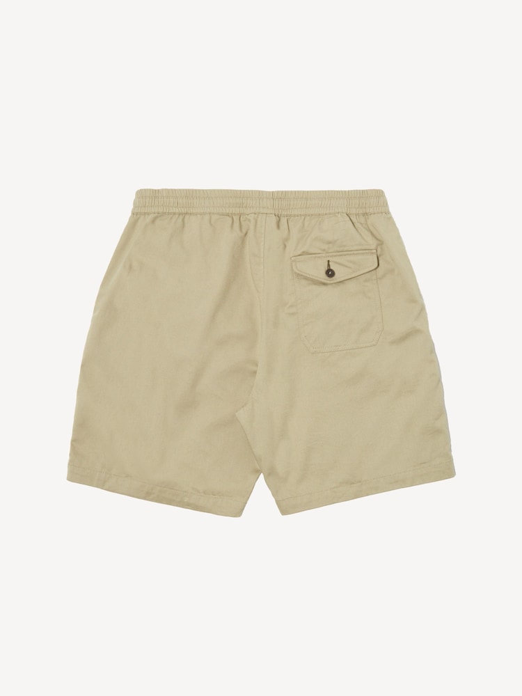 Universal Works Brown Beach Twill Shorts - Image 7 of 7