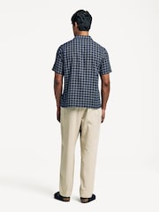 Universal Works Blue Regular Fit Sal Road Check Shirt - Image 2 of 6