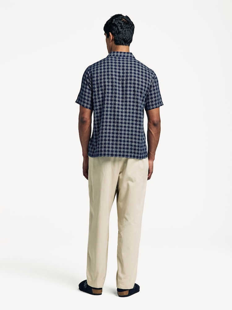Universal Works Blue Regular Fit Sal Road Check Shirt - Image 2 of 6
