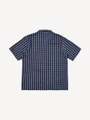 Universal Works Blue Regular Fit Sal Road Check Shirt - Image 6 of 6