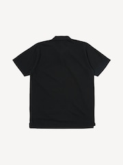 Universal Works Black Vacation Piquet Polo Shirt - Image 8 of 8